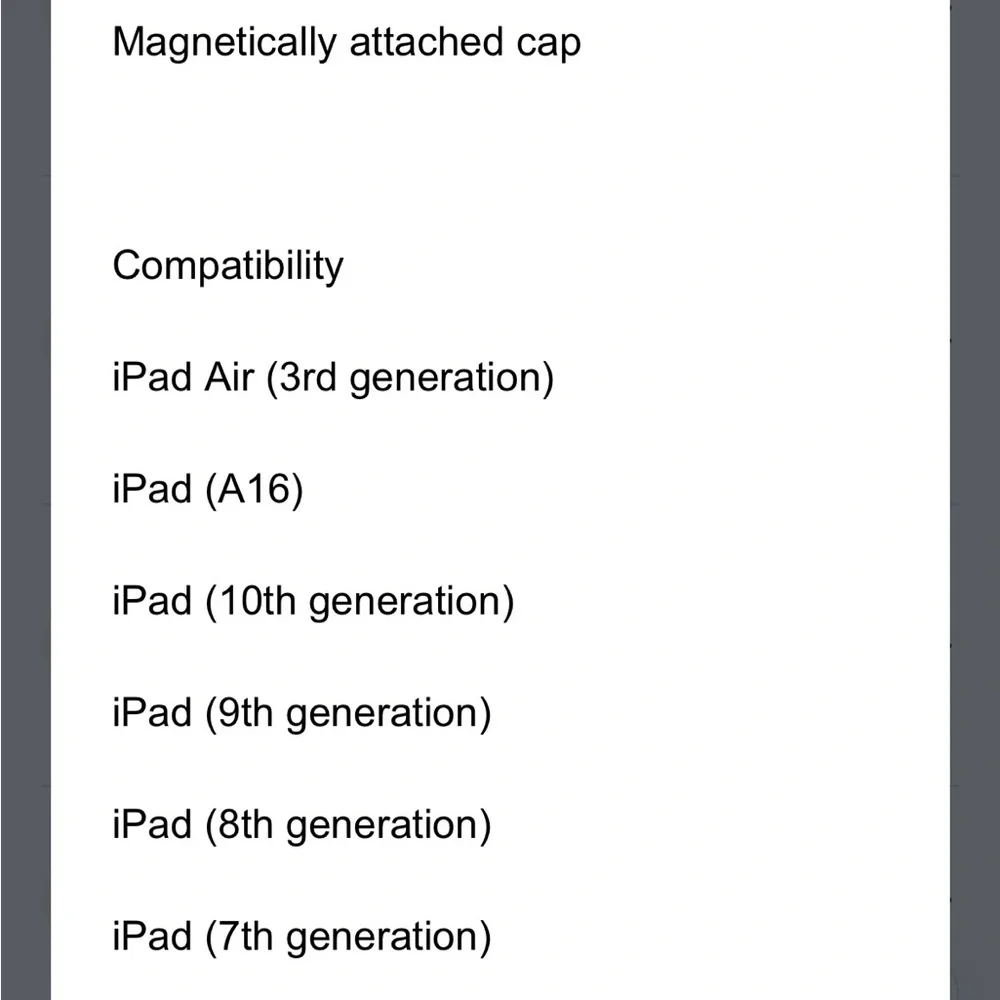 Apple Pencil with Magnetic Connector